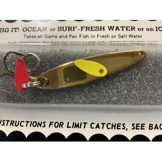 BAY DE NOC LURE CO. SWEDISH PIMPLE 1 7/8', 1/3oz, GOLD