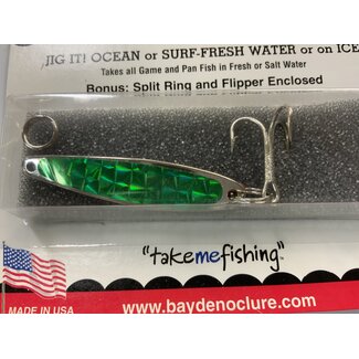 BAY DE NOC LURE CO. SWEDISH PIMPLE 1 7/8"PRISM GRN