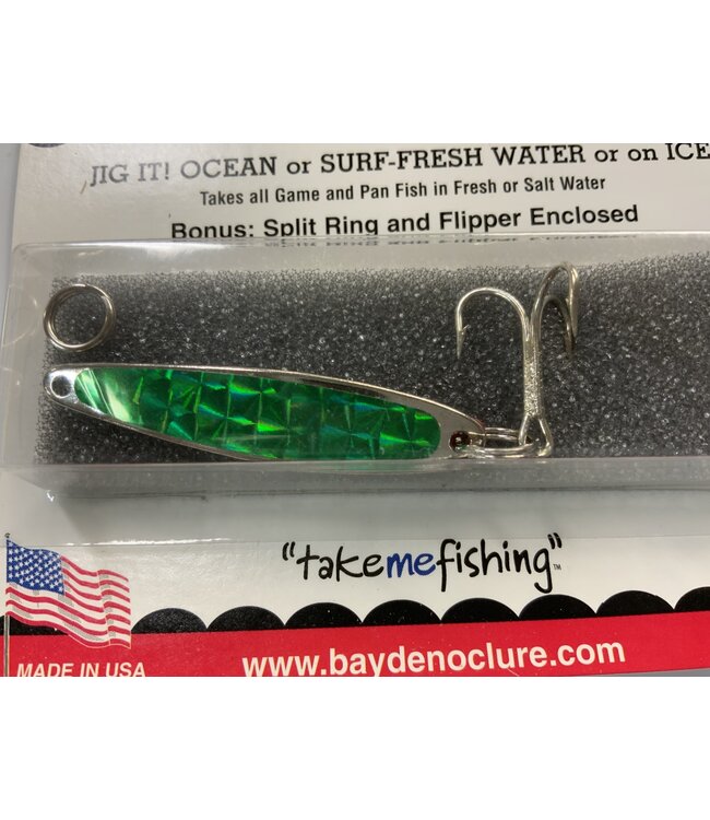 BAY DE NOC LURE CO. SWEDISH PIMPLE 1 7/8"PRISM GRN