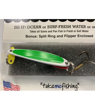 BAY DE NOC LURE CO. Swedish Pimple 5 Kelly Green 1/3oz
