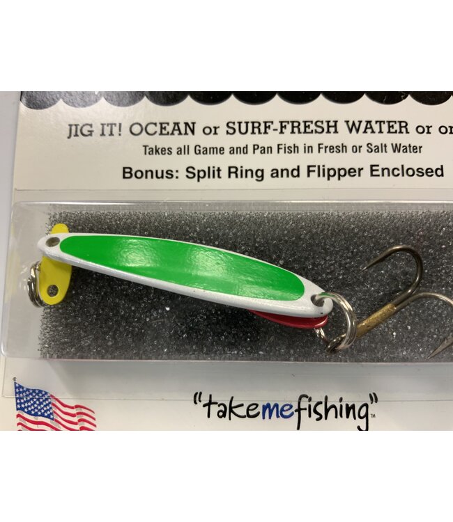 BAY DE NOC LURE CO. Swedish Pimple 5 Kelly Green 1/3oz