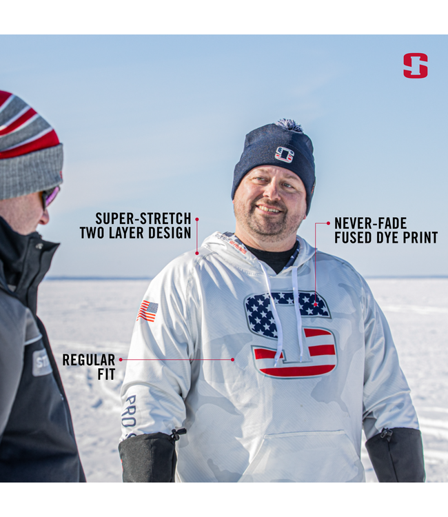 Striker Ice USA Hoody  Camo M