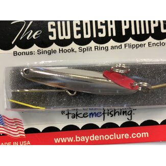 BAY DE NOC LURE CO. SWEDISH PIMPLE 1 3/4"" 1/4 OZ NICKEL
