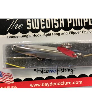 BAY DE NOC LURE CO. SWEDISH PIMPLE 1 3/4"" 1/4 OZ NICKEL