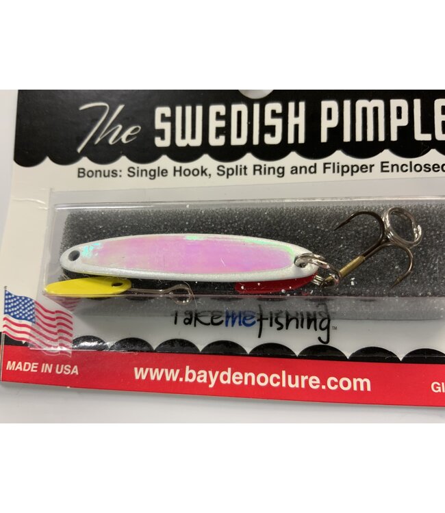 BAY DE NOC LURE CO. Swedish Pimple  4PPRL Pearl