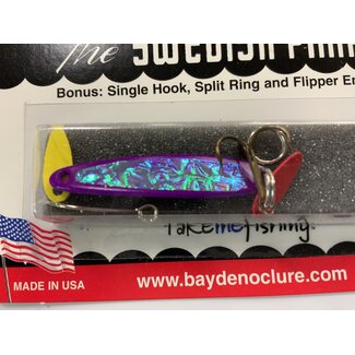 BAY DE NOC LURE CO. SWEDISH PIMPLE 1 1/2"VIOLETICE