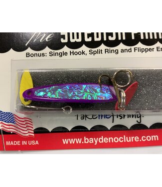 BAY DE NOC LURE CO. SWEDISH PIMPLE 1 1/2"VIOLETICE