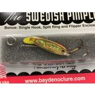 BAY DE NOC LURE CO. Bay de Noc 2GOLDICE Swedish Pimple 1" 1/10oz Crushed Ice/Gold Ice