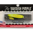 BAY DE NOC LURE CO. Bay de Noc 3YELLOWICE Swedish Pimple 1-1/2" 1/5oz Crushed