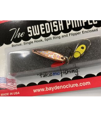 BAY DE NOC LURE CO. SWEDISH PIMPLE #2 COPPER ICE 1' 1/10OZ