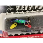 BAY DE NOC LURE CO. SWEDISH PIMPLE 1" PURPLE ICE