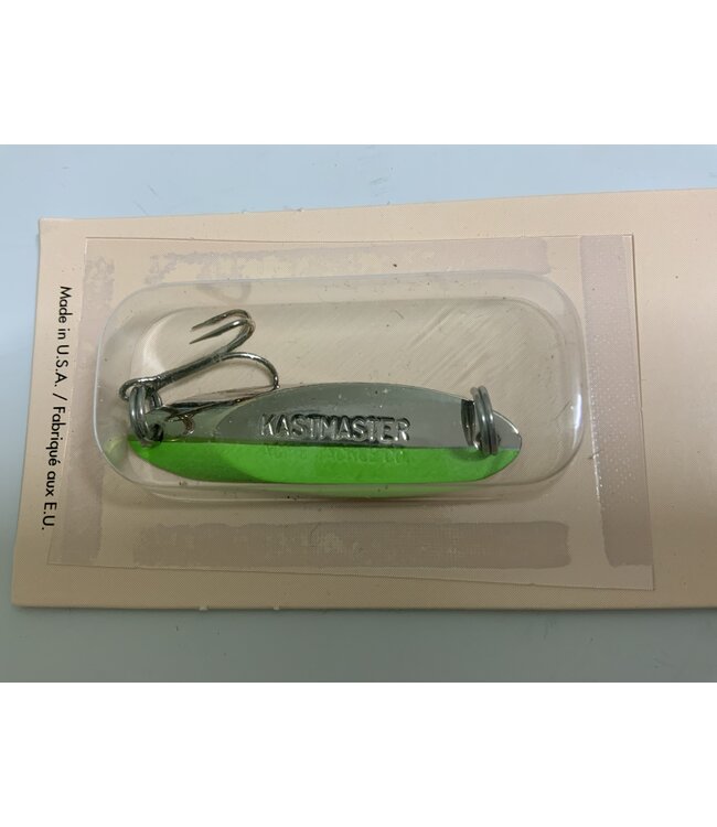 ACME KASTMASTER 1/4oz, CHROME/CHARTREUSE STRIPE