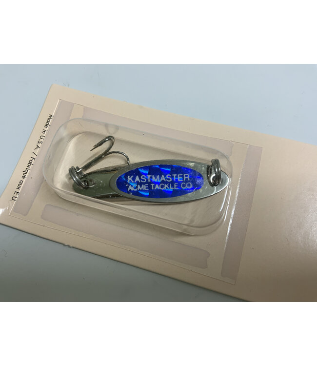 ACME KASTMASTER 1/4oz. CHRM W/BLUE PRISM TAPE