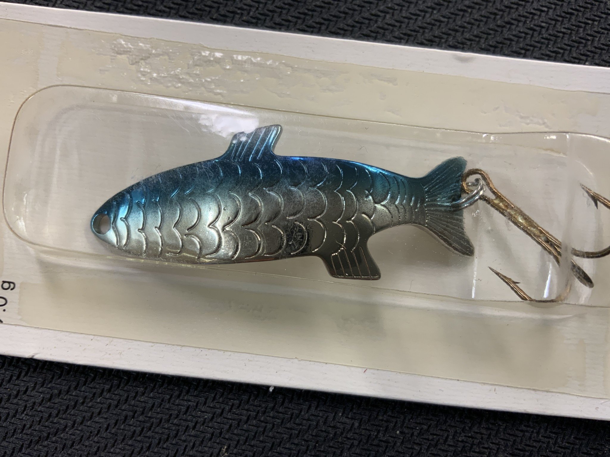 Acme Tackle Phoebe Fishing Lure Spoon Silver Neon Blue 1/12 oz