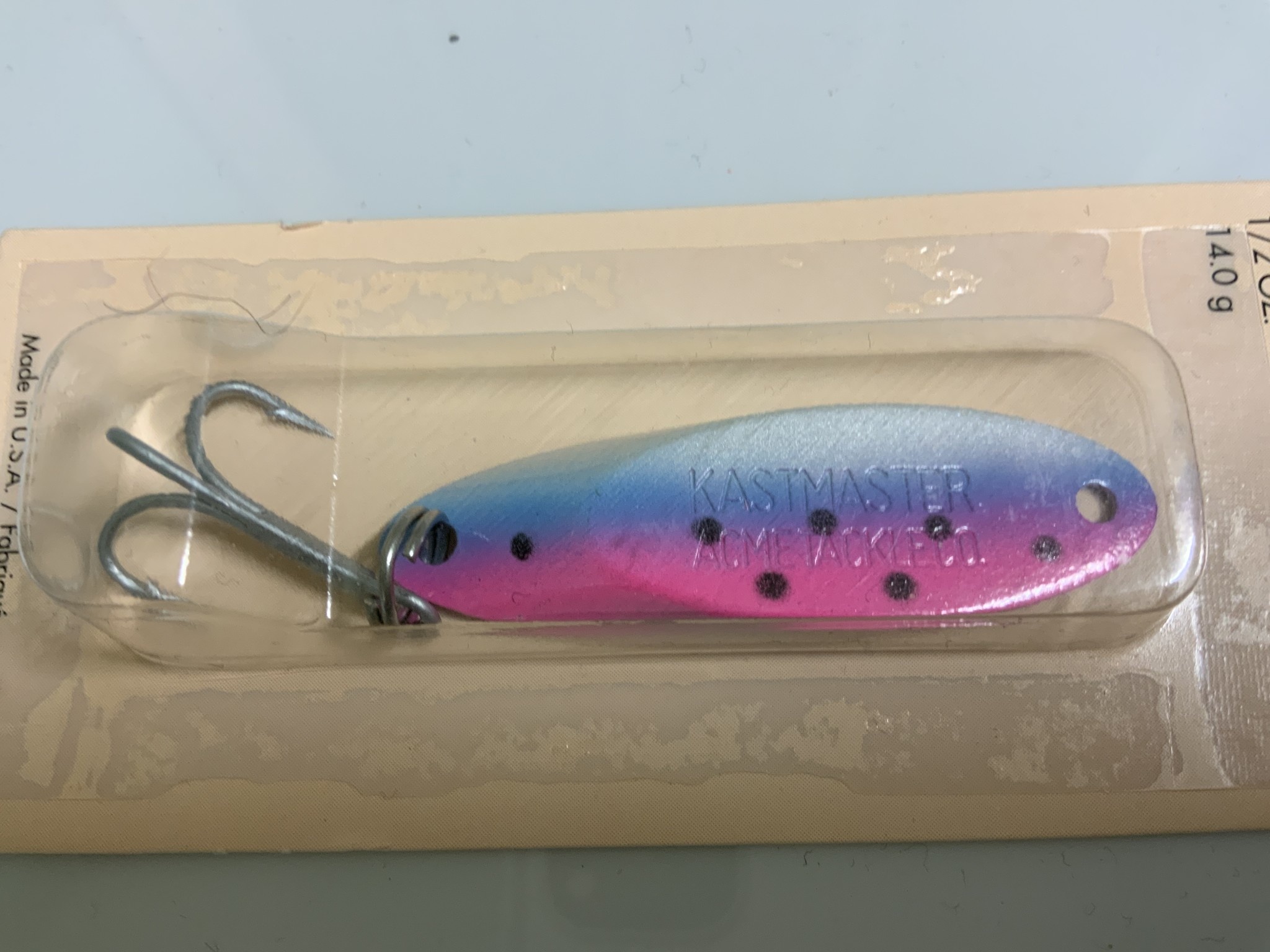 KASTMASTER - One of my favorites for trout & bass. [Details in comments] :  r/Fishing