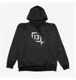 13 Fishing Modern Tuxedo Hoodie - Black -Extra  Large