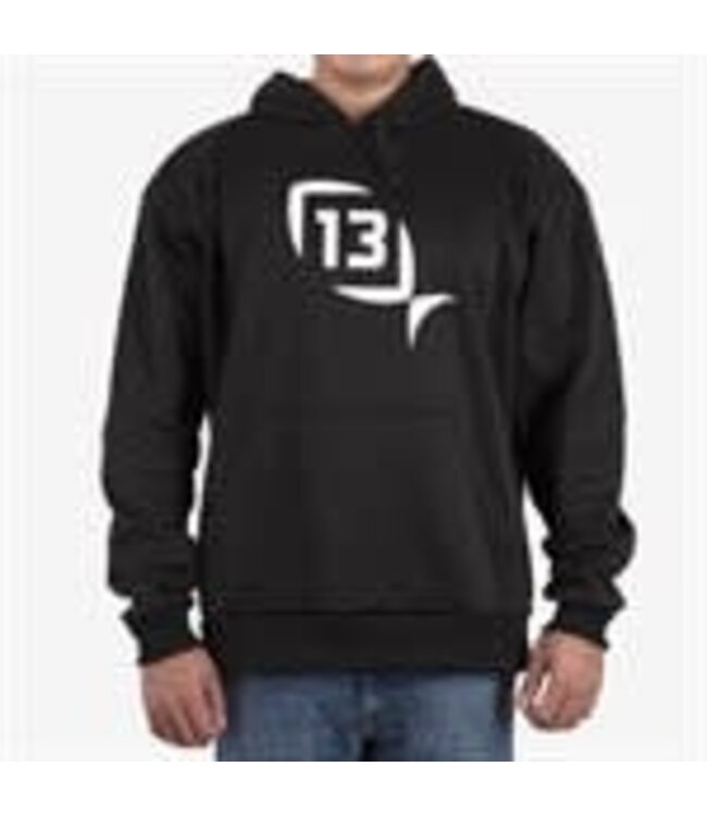 13 Fishing Modern Tuxedo Hoodie - Black -Extra  Large