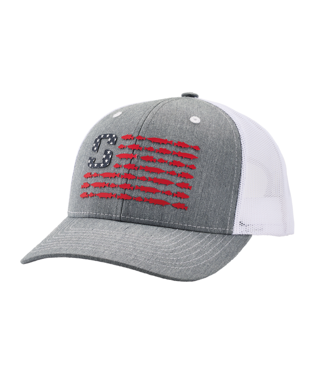 Striker Ice Tribute Trucker Cap Heather Gray