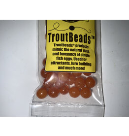TroutBeads.com, Inc. TroutBeads  40 8 mm Caramel Roe