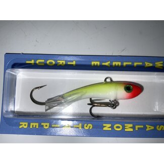 Moonshine Lures Moonshine Blue Clown Shiver Minnow Size #1