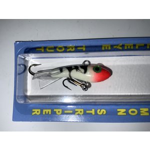Moonshine Lures Moonshine Glow Bloody Nose Shiver Minnow #0