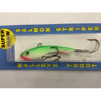 Moonshine Lures Shiver Minnow Size #2 Yellow Tail