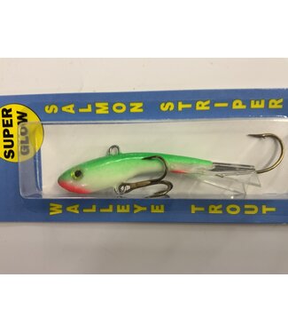 Moonshine Lures Shiver Minnow Size #2 Yellow Tail