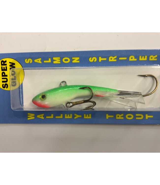 Moonshine Lures Shiver Minnow Size #2 Yellow Tail