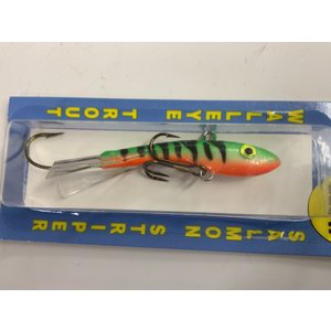 Moonshine Lures Shiver Minnow Size #2 Glow Perch