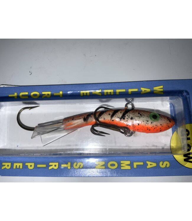 Moonshine Lures Shiver Minnow Size #2 Glow Craw
