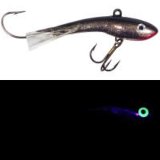 Moonshine Lures Moonshine Silver Shiner Metallic Shiver Minnow #0