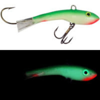 Moonshine Lures Shiver Minnow Size #3 Yellow Tail