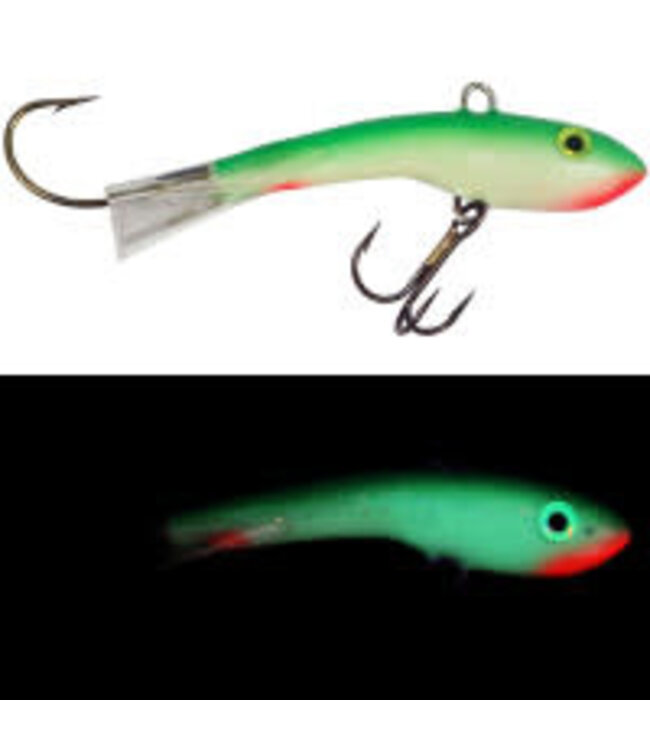 Moonshine Lures Shiver Minnow Size #3 Yellow Tail