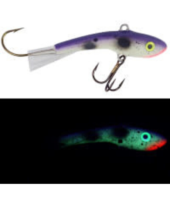 Moonshine Lures Shiver Minnow Size #2.5 Purple Goby