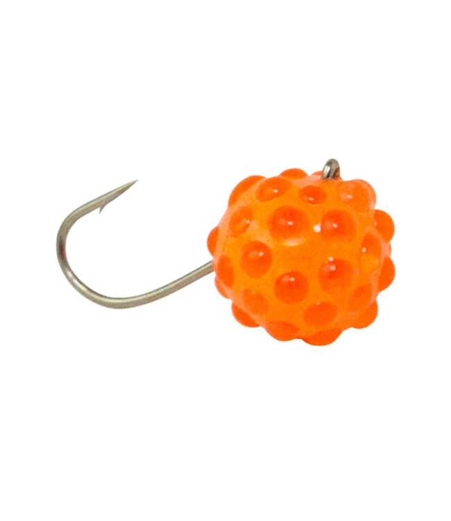 CLAM CORPORATION CLAM OUTDOORS CAVIAR DROP JIG SZ14 1/50OZ ORANGE GLOW