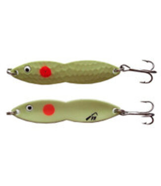PK Lures PK LURES FLUTTERFISH RED DOT GLOW 1/8 OZ