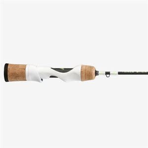 13 Fishing Tickle Stick Ice Rod - 27" L (Light) - 1/16oz-1/8oz. PC2 Blank with White Reel Seat