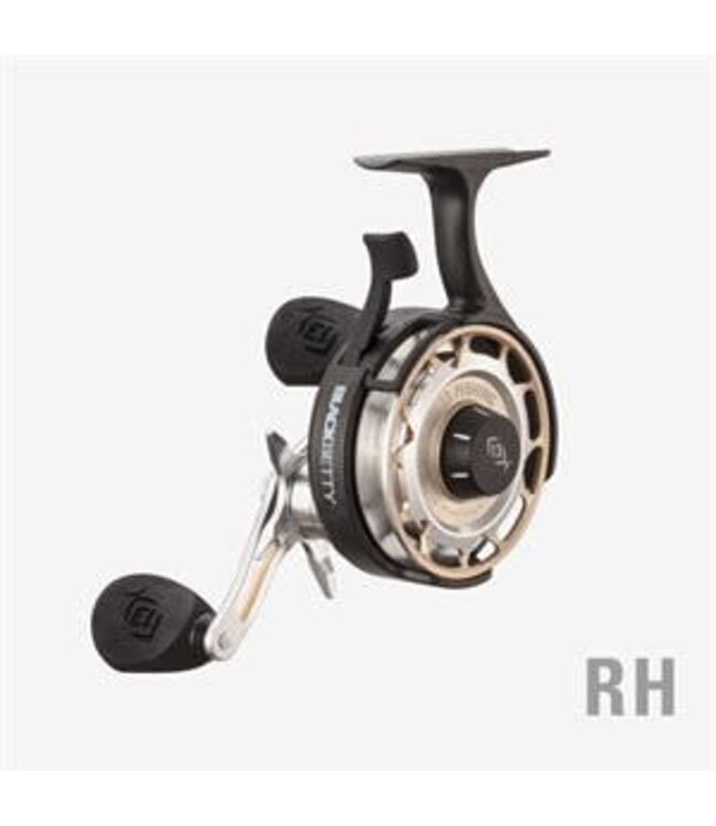 13 Fishing Black Betty FreeFall Carbon - LH  - Inline Ice Fishing Reel - 2.5: Gear Ratio