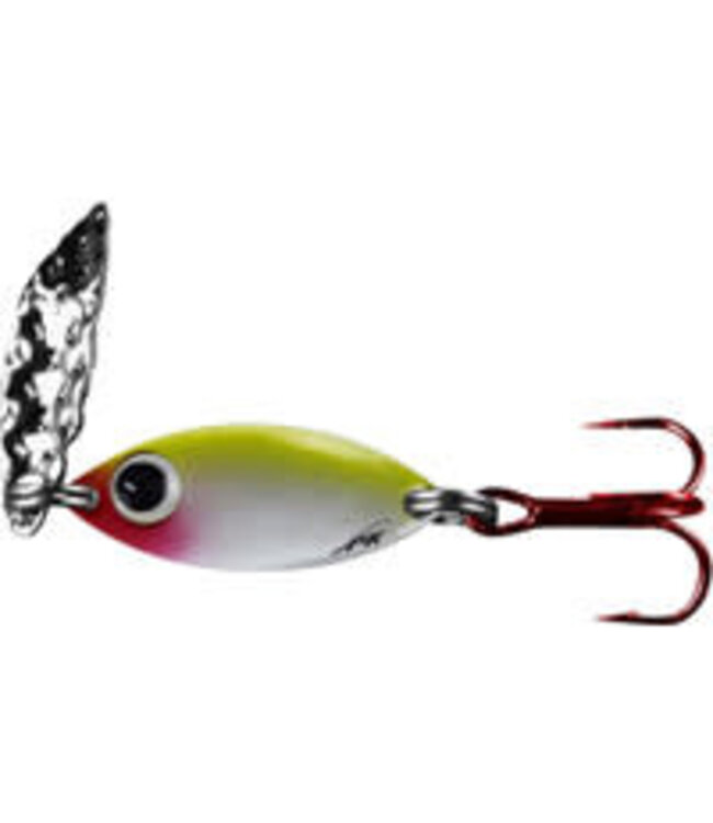 PK Lures PK LURES PREDATOR SPIN FISHING LURE 1/16 OZ. - PEARL CHARTREUSE GLOW