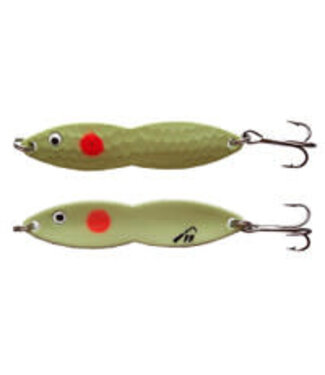 PK Lures PK LURES FLUTTERFISH RED DOT GLOW 1/2 OZ