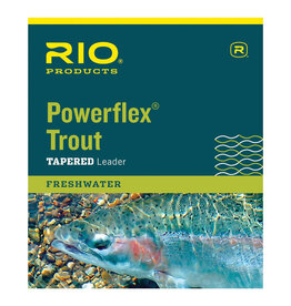 Rio POWERFLEX TROUT KNOTLESS 9FT 2X LEADERS 3 PACK