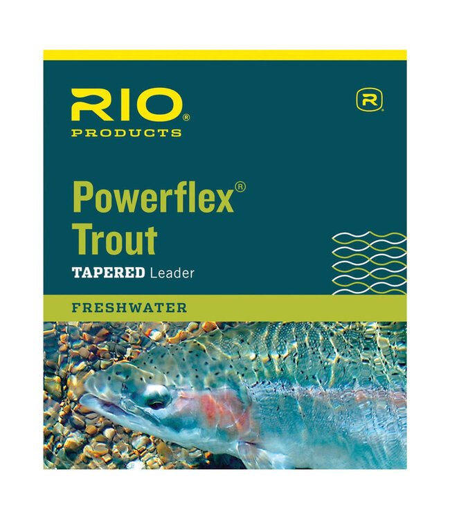 Rio POWERFLEX TROUT KNOTLESS 9FT 2X LEADERS 3 PACK