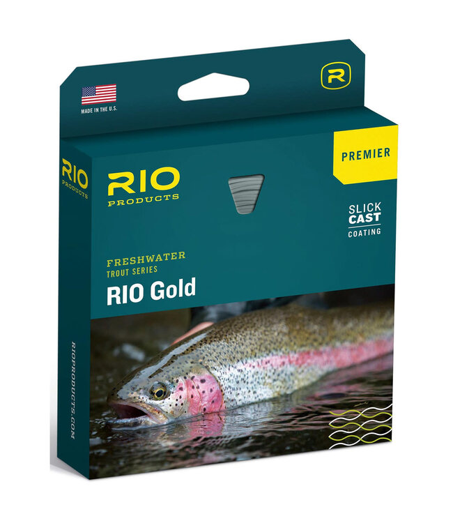 Rio RIO Premier Gold Fly Line WF8F  MOSS/GOLD