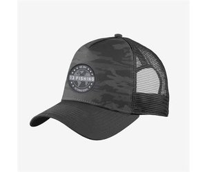 Down Range Trucker hat (Black w/Black Circle Logo (Sm - All