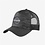 13 Fishing Down Range Trucker hat (Black w/Black Circle Logo (Sm