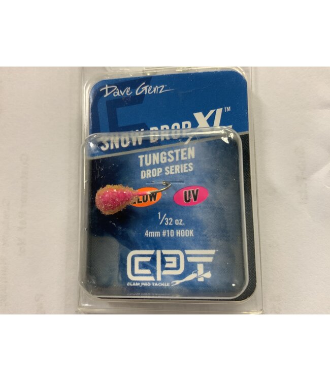 CLAM CORPORATION CLAM OUTDOORS SNOW DROP XL SZ10 1/32OZ SOUR CHERRY