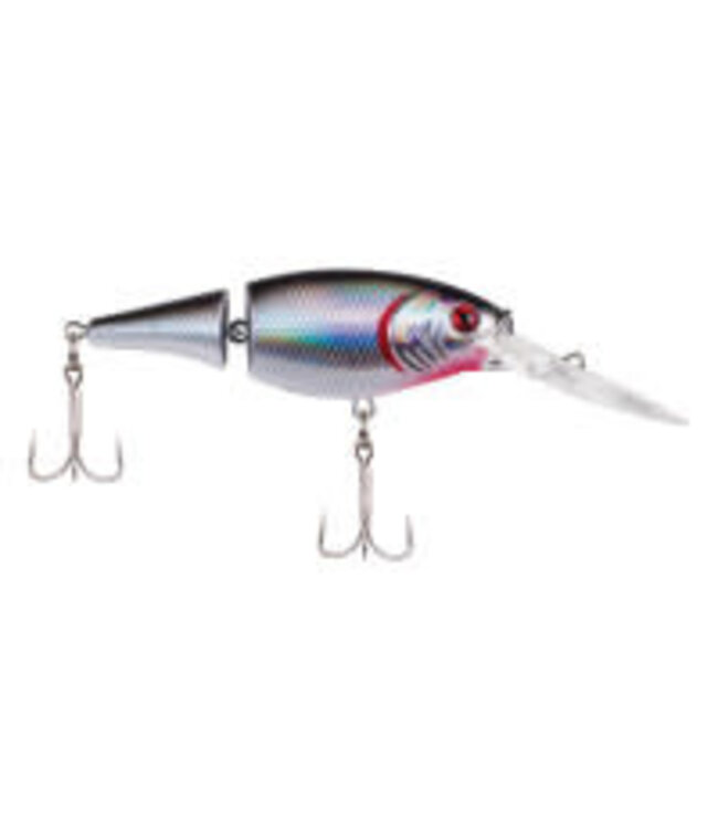 PURE FISHING BERKLEY FLICKER SHAD JOINTED SZ 7, 3" 1/3 OZ DEPTH 7'-9'  BLACK SILVER