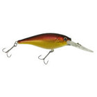 Berkley BERKLEY FLICKER SHAD CRANKBAIT SZ 5 2" 3/16 OZ DEPTH 9'-11' BLACK GOLD SUNSET