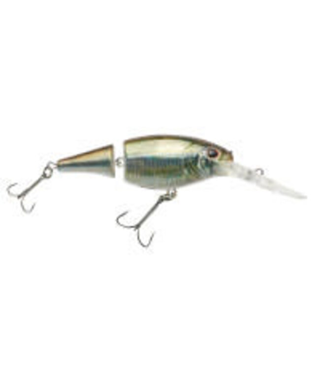 PURE FISHING BERKLEY FLICKER SHAD JOINTED SZ 7, 3" 1/3 OZ DEPTH 7'-9'  HD EMERALD SHINER