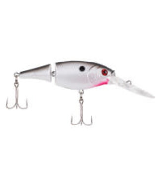 PURE FISHING BERKLEY FLICKER SHAD JOINTED SZ 7, 3" 1/3 OZ DEPTH 7'-9' PEARL WHITE